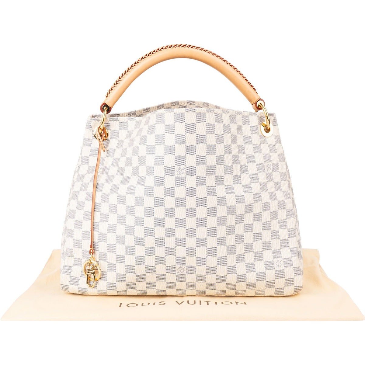 Louis Vuitton Monogram Damier Azur Canvas Artsy MM Shoulder Bag