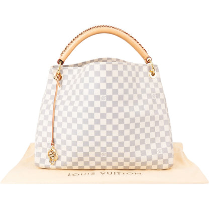 Louis Vuitton Monogram Damier Azur Canvas Artsy MM Shoulder Bag