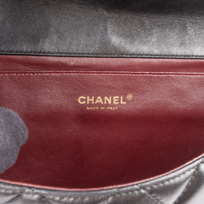 Chanel Quilted Lambskin Medium Single Flap Shoulder Bag