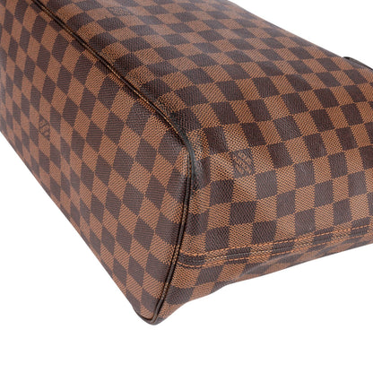 Louis Vuitton Monogram Damier Ebene Neverfull MM Shoulder Bag