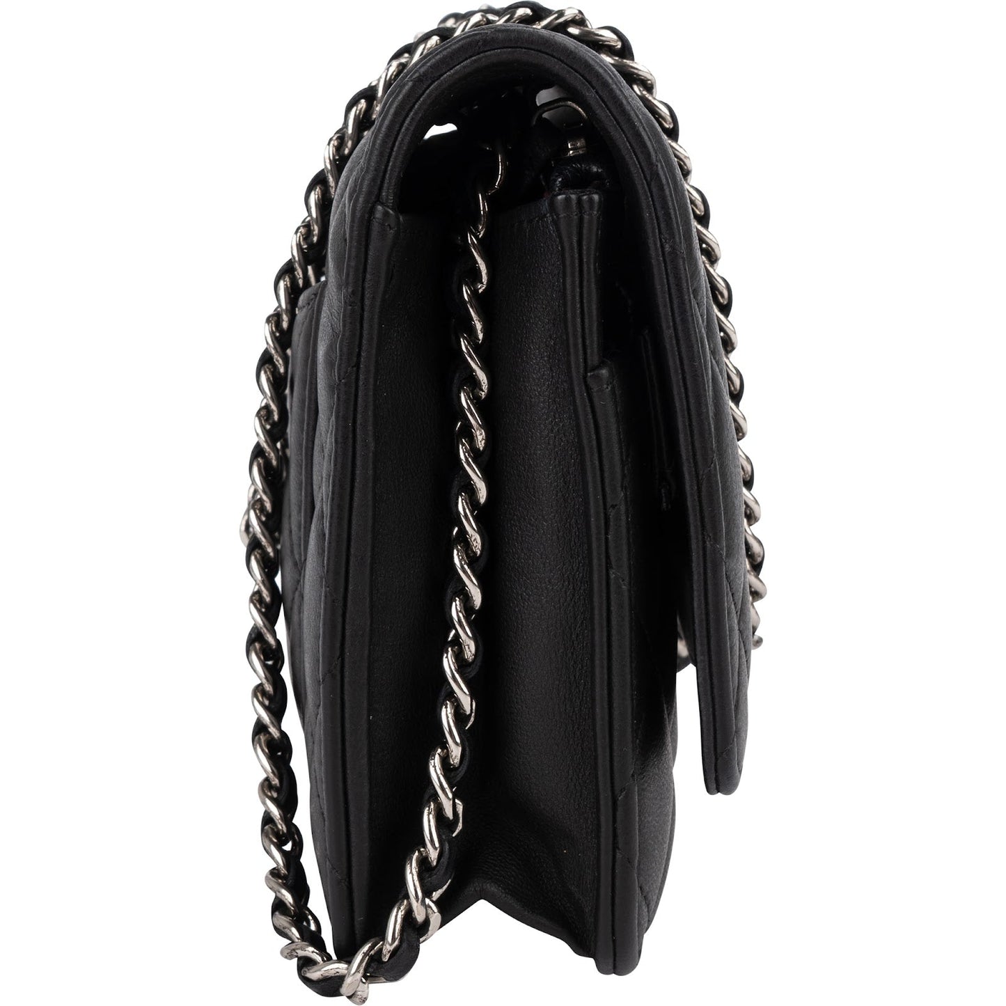 Chanel Quilted Lambskin Wallet on Chain Crossbody Bag