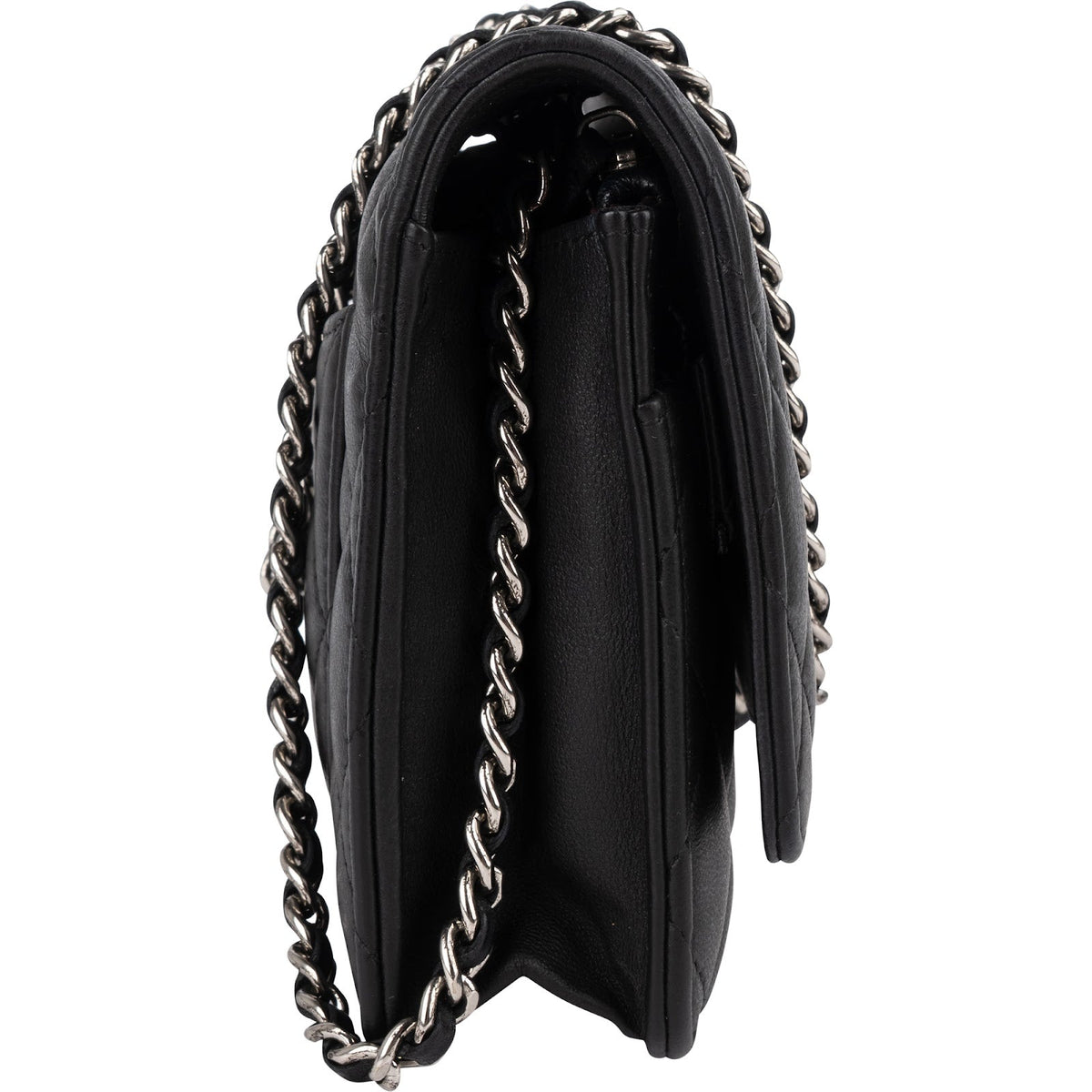 Chanel Quilted Lambskin Wallet on Chain Crossbody Bag