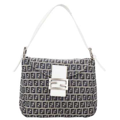 Fendi FF Mongram Baguette Handbag