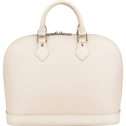 Louis Vuitton Ivory Epi Leather Alma PM Handbag