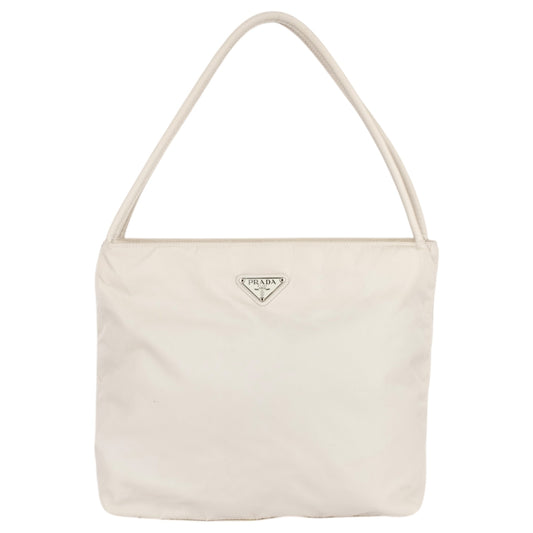 Prada Nylon Triangle Tote Bag