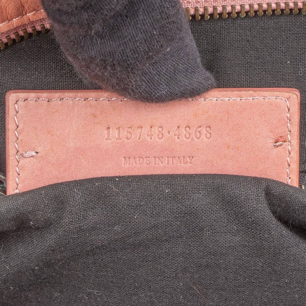 Balenciaga Pink Leather City Handbag