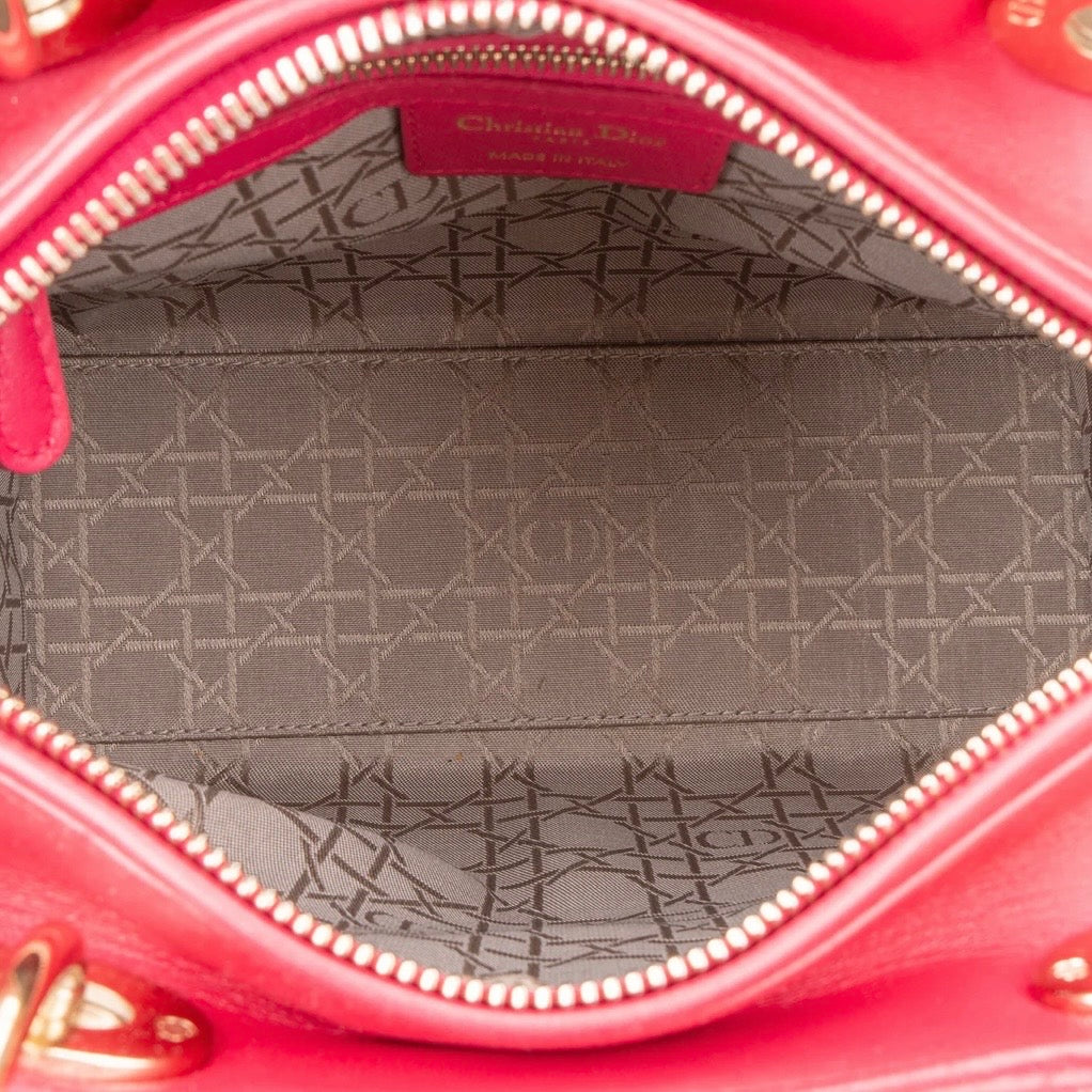 Christian Dior Quilted Leather Lady Dior Handbag
