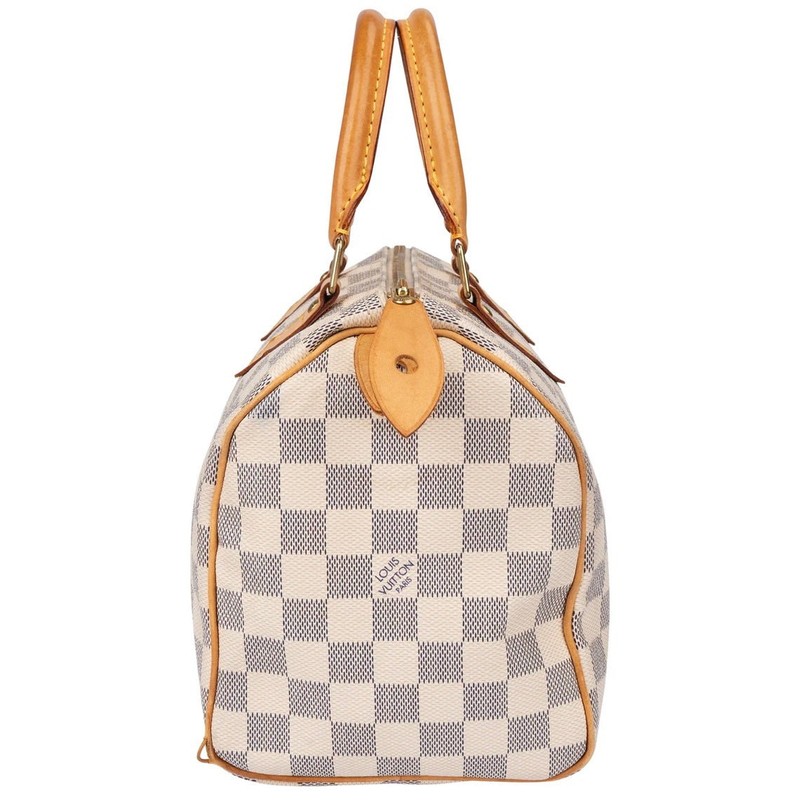 Louis Vuitton Damier Azur Monogram Speedy 25 Handbag