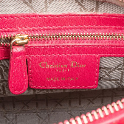 Christian Dior Quilted Leather Lady Dior Handbag