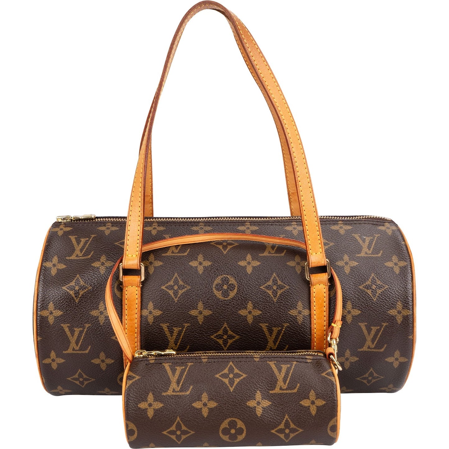 Louis Vuitton Monogram Canvas Papillon Set Shoulder Bag