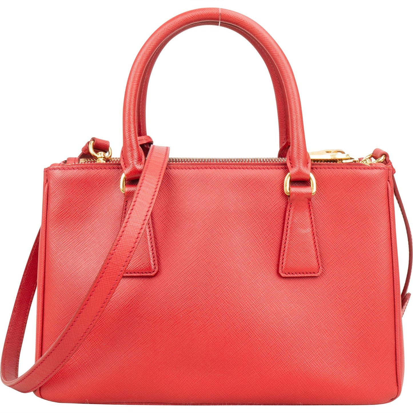 Prada Saffiano Leather Small Galleria Handbag
