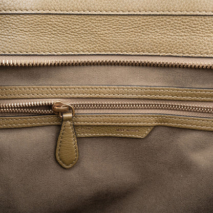 Céline Grained Calfskin Large Luggage Handbag