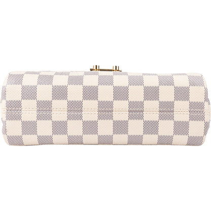 Louis Vuitton Monogram Damier Azur Canvas Crossette Handbag
