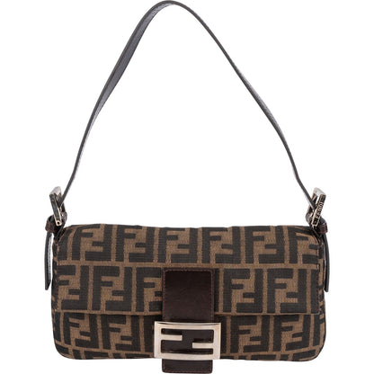 Fendi Monogram FF Baguette Shoulder Bag