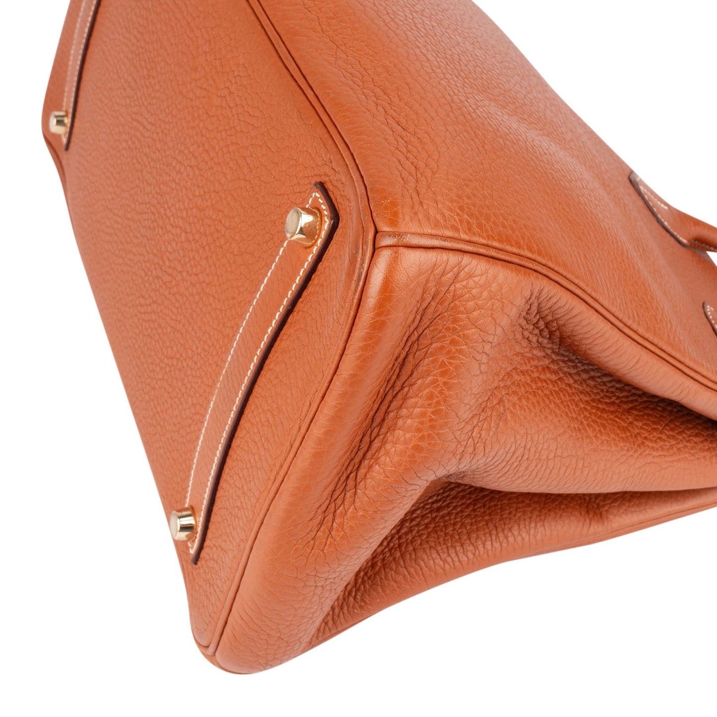 Hermès Brun Fjord Leather Birkin 35 Handbag