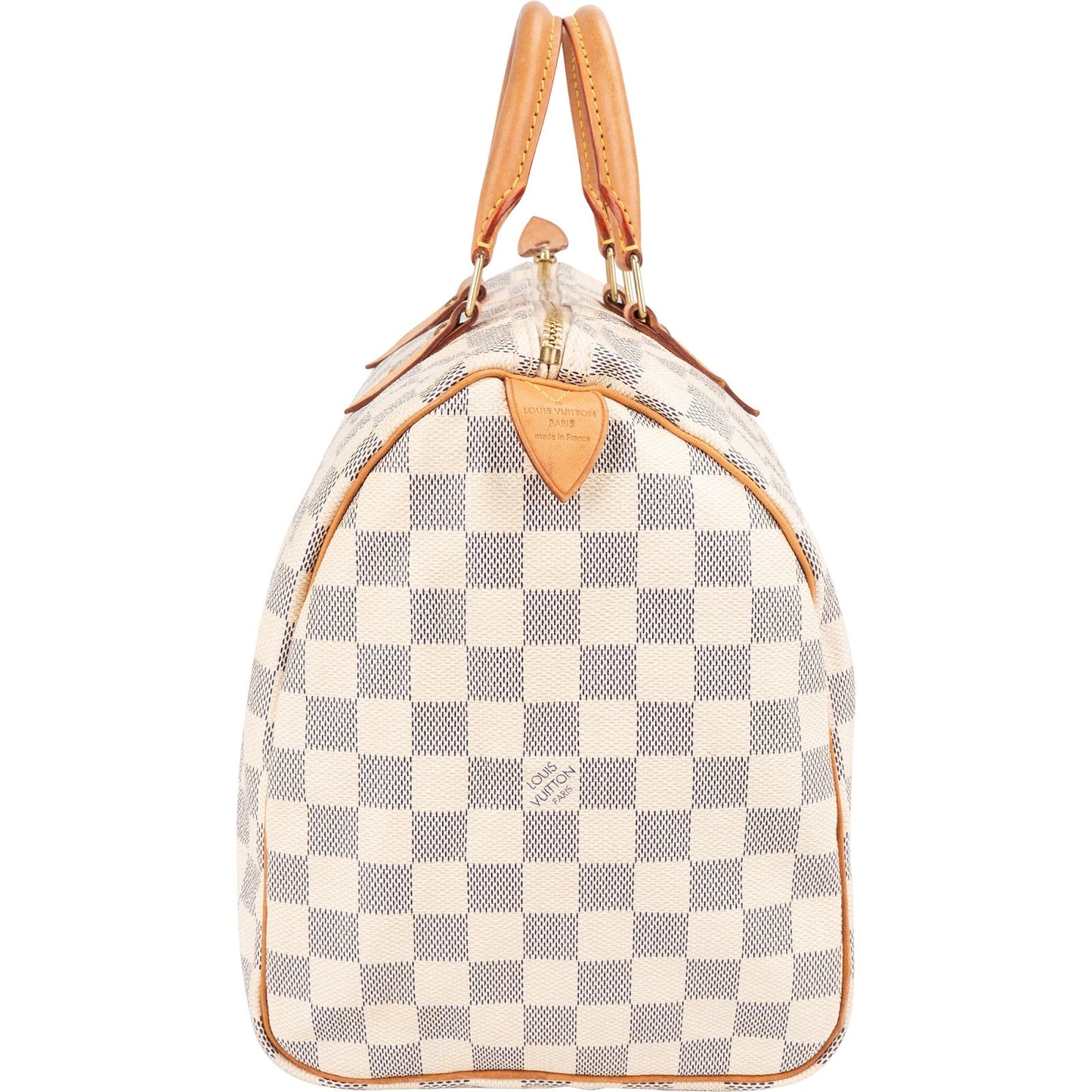 Louis Vuitton Monogram Damier Azur Canvas Speedy 35 Handbag