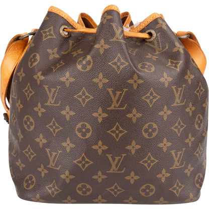 Louis Vuitton Monogram Canvas Sac Noé Petit Shoulder Bag