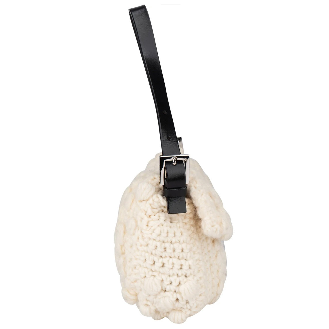 Fendi Limited Wool Baguette Handbag