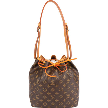 Louis Vuitton Monogram Canvas Sac Noé Petit Shoulder Bag