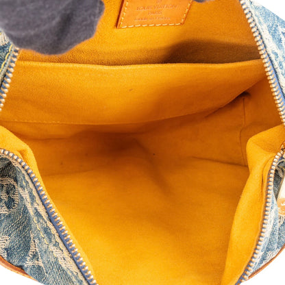 Louis Vuitton Denim Monogram Baggy PM Shoulder Bag