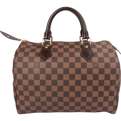 Louis Vuitton Monogram Damier Ebene Speedy 30 Handbag