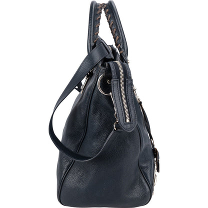 Balenciaga Blue  Leather Giant City Handbag