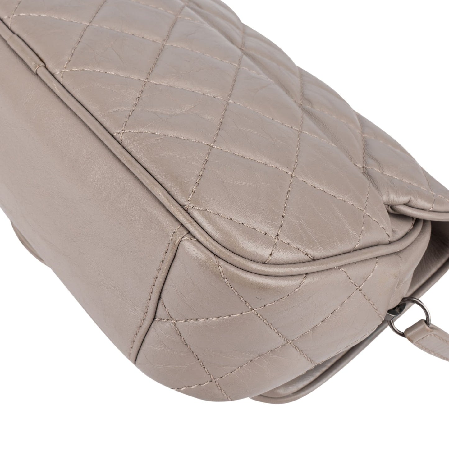 Chanel Quilted Leather Single Flap Crossbody Bag