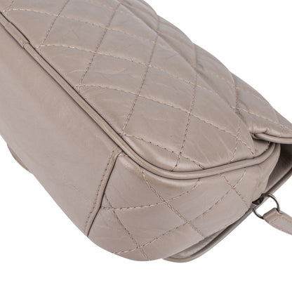 Chanel Quilted Leather Single Flap Crossbody Bag