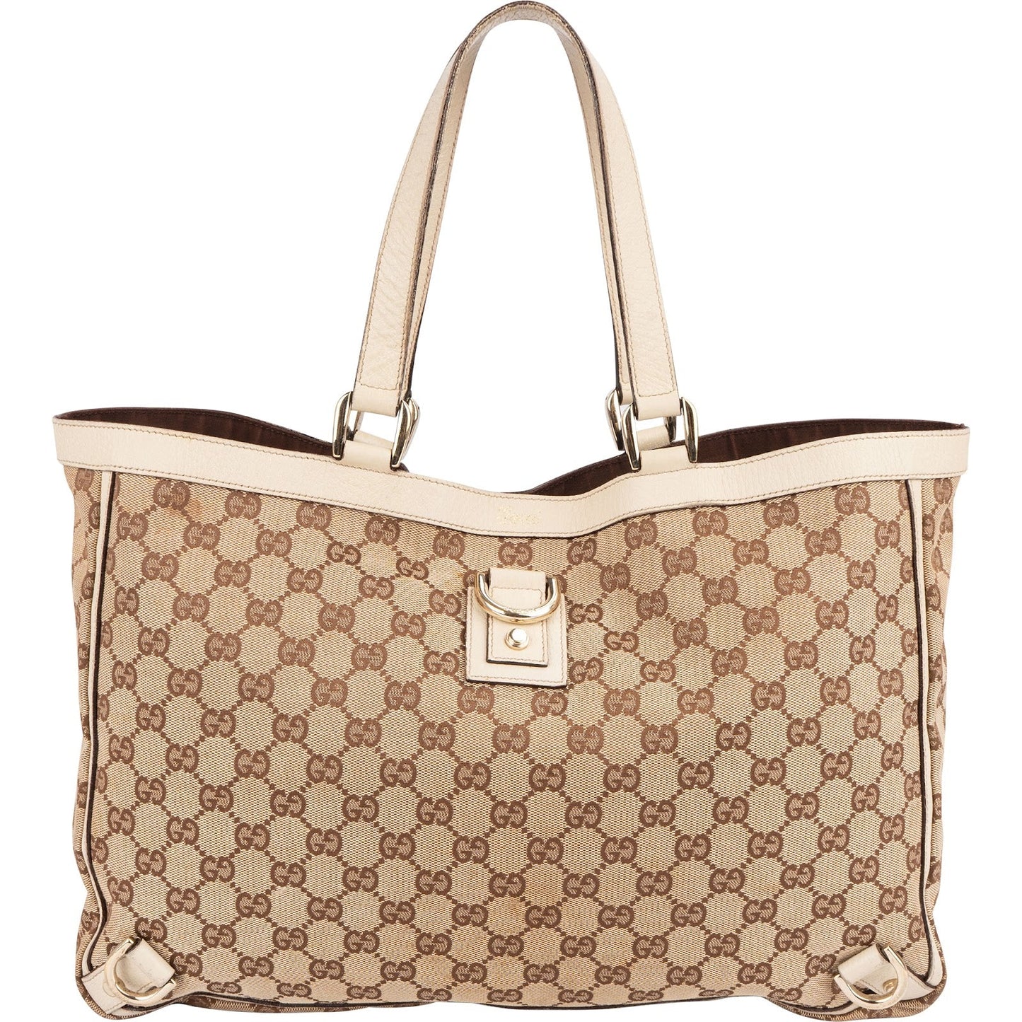 Gucci Monogram GG Canvas Abbey Handbag