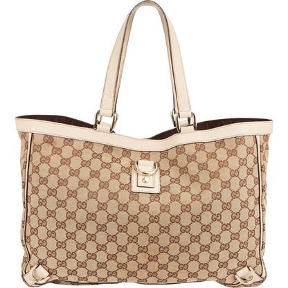 Gucci Monogram GG Canvas Abbey Handbag