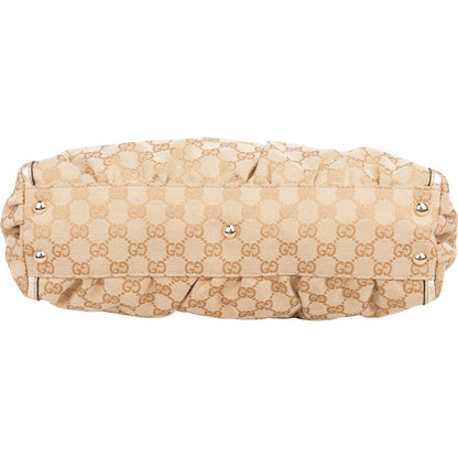 Gucci Monogram GG Canvas Abbey D-Ring Tote Shoulder Bag