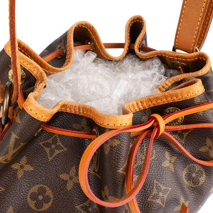 Louis Vuitton Monogram Canvas Sac Noé Petit Shoulder Bag