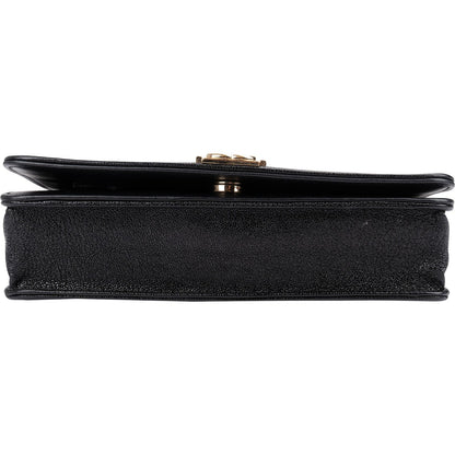 Chanel Quilted Caviar Leather Small Boy Wallet On Chain Crossbody Bag