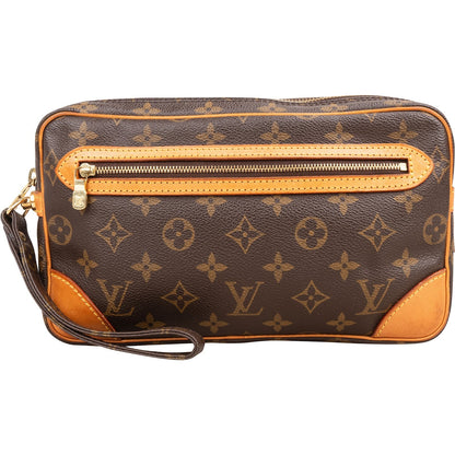 Louis Vuitton Canvas Monogram Marly Dragonne Clutch