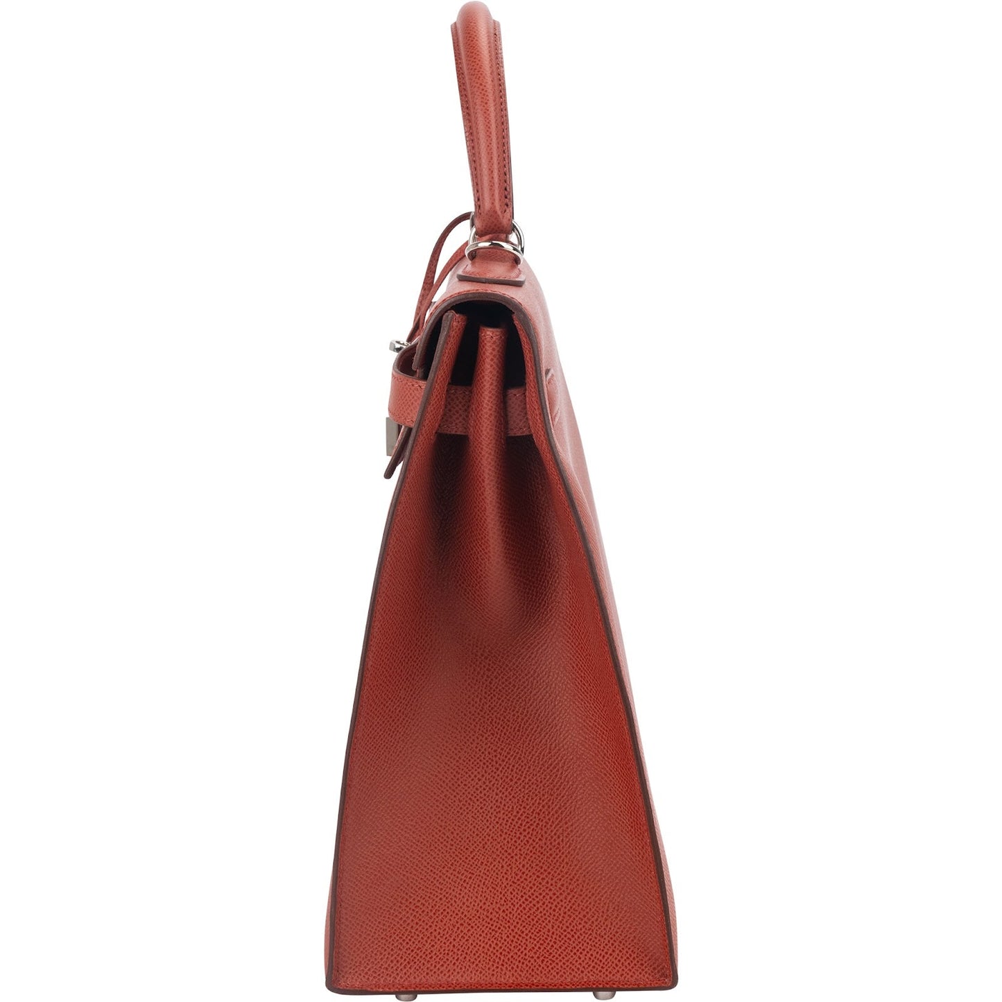Hermès Epsom Leather Kelly Palladium 35 Sellier Handbag
