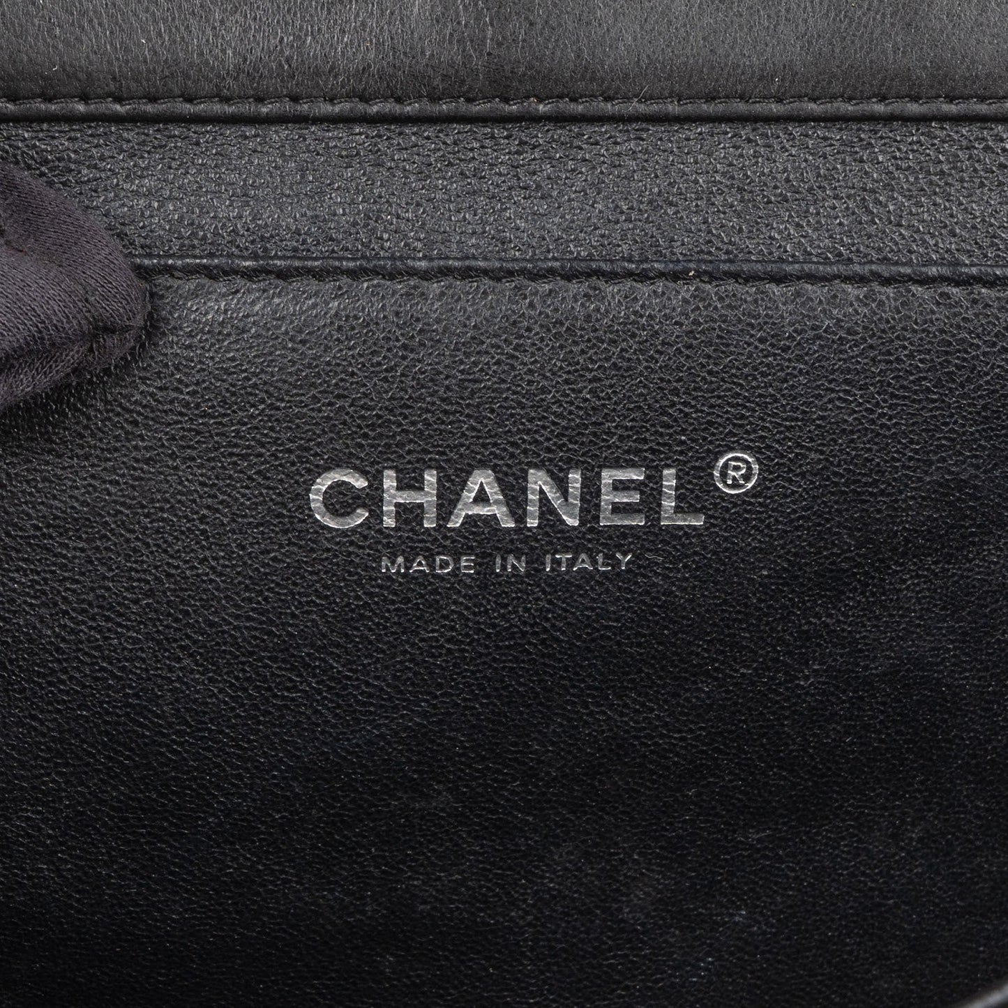 Chanel Quilted Lambskin Palladium Single Flap Shoulder Bag