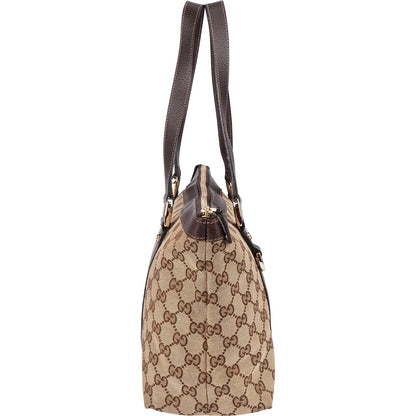 Gucci Monogram GG Canvas Abbey Tote Shoulder Bag