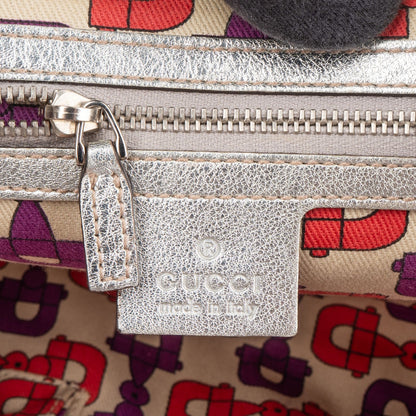 Gucci Leather Monogram Interlocking G Boston Bag Handbag