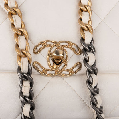 Chanel 19 Quilted Lambskin Chanel Single Flap Crossbody Bag