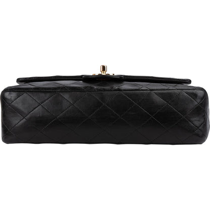 Chanel Quilted Lambskin 24K Gold Medium Double Flap Shoulder Bag