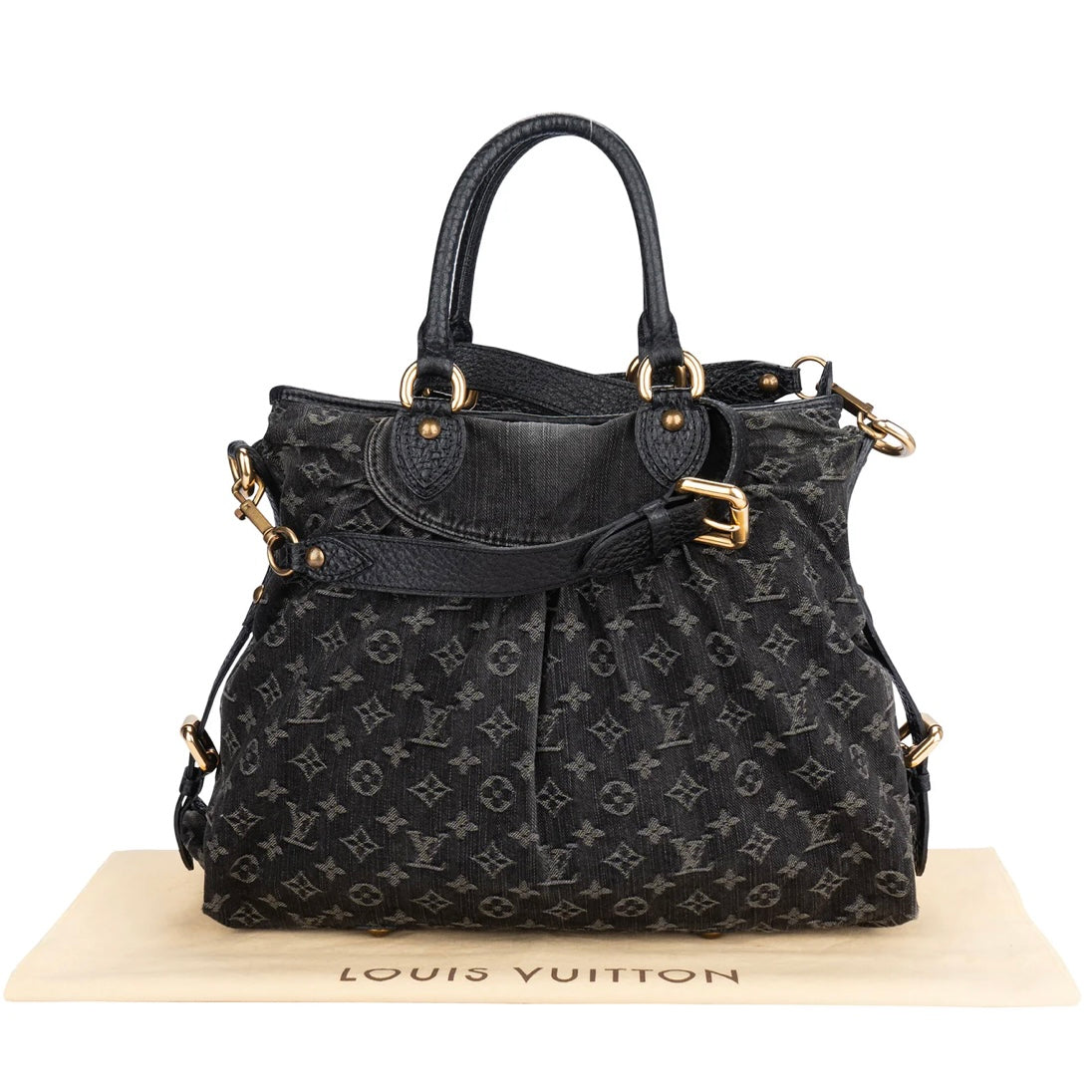 Louis Vuitton Denim Monogram Neo Cabby Handbag