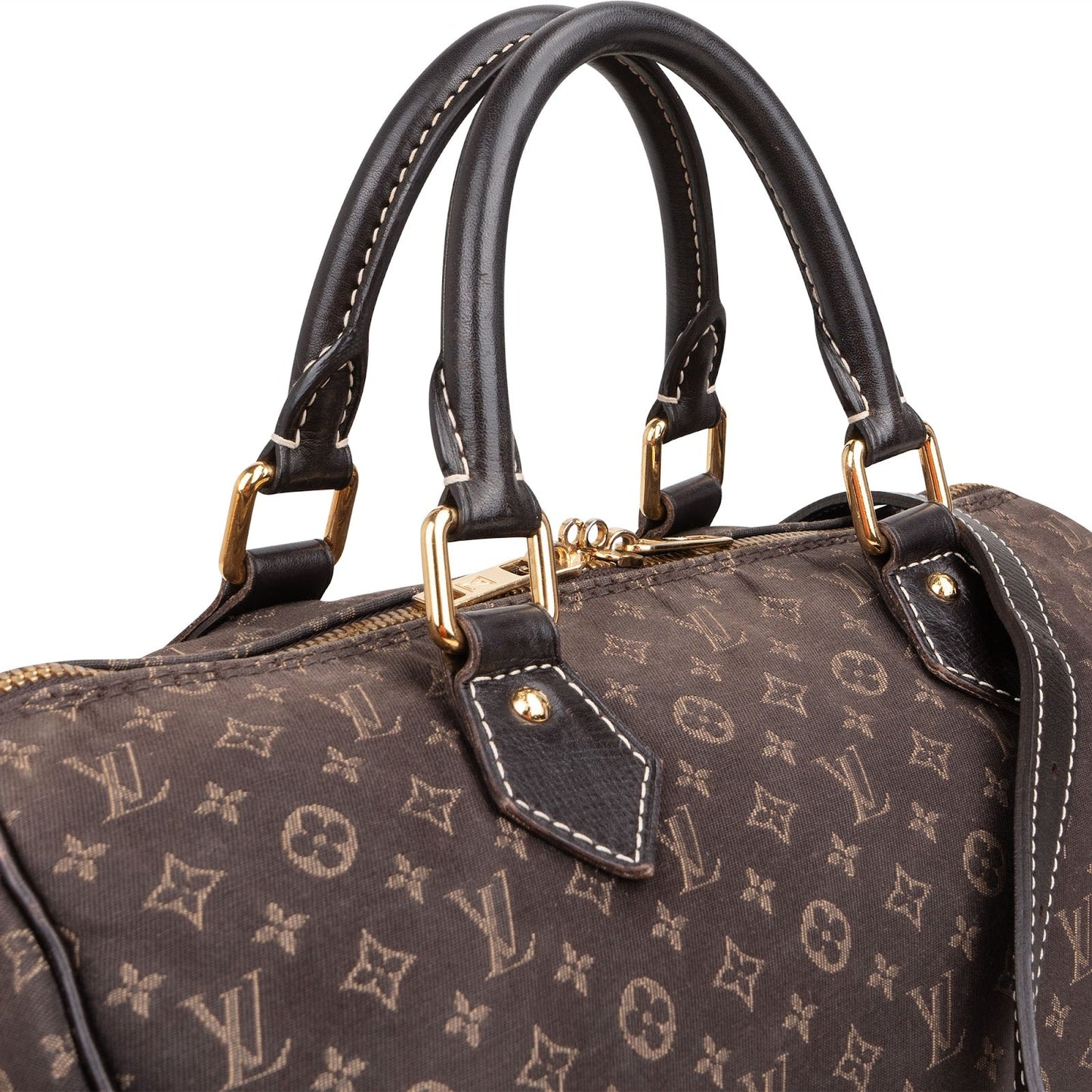 Louis Vuitton Monogram Mini Lin Speedy 30 Bandoulière Handbag