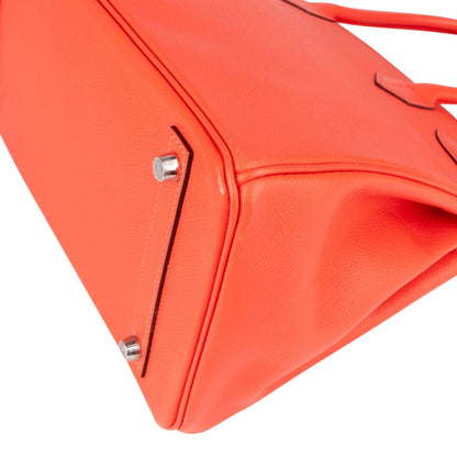 Hermès Coral Epsom Leather Birkin 30 Handbag
