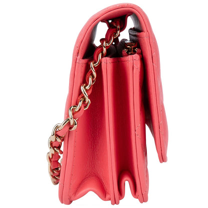 Chanel Quilted Lambskin Wallet On Chain Crossbody Bag