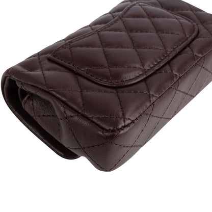 Chanel Quilted Lambskin Extra Mini Miniatur Double Flap Pendant Bag