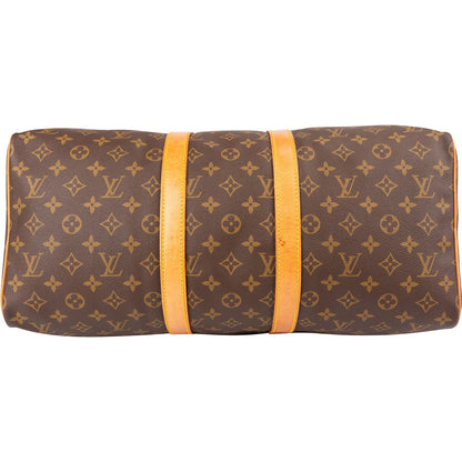 Louis Vuitton Monogram Canvas Keepall 45 Travel Bag