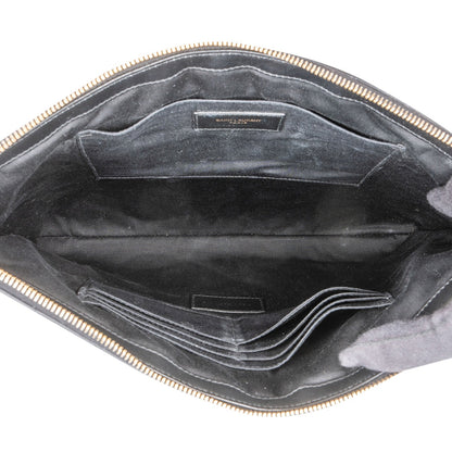 Yves Saint Laurent Quilted Leather Clutch