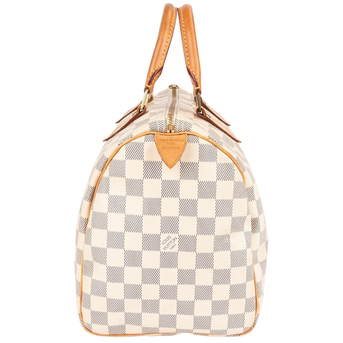 Louis Vuitton Monogram Damier Azur Speedy 30 Handbag