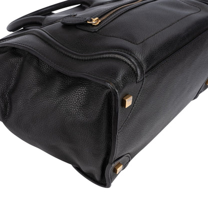 Céline Grained Calfskin Luggage Handbag