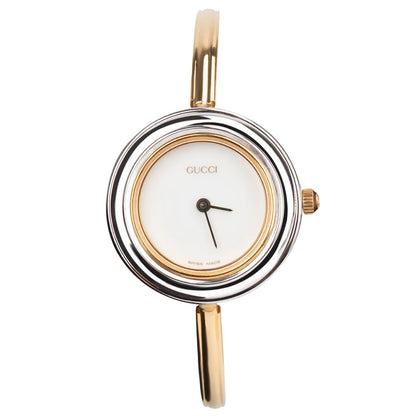 Gucci Gold Tone Multicolor Bezel Women Watch